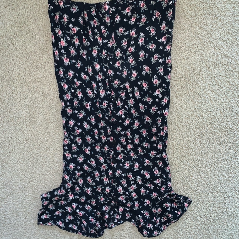 Button up mini dress